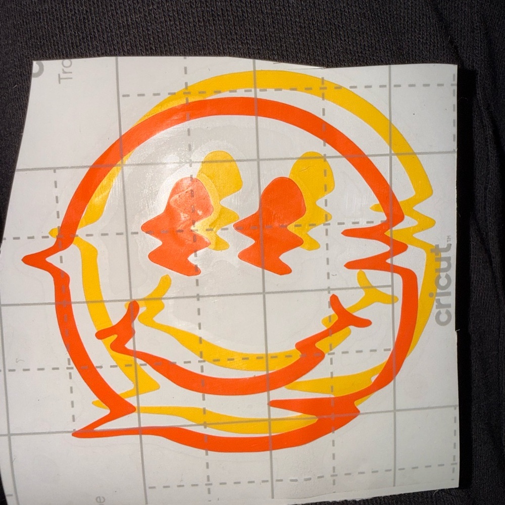 Smiley Face Vinyl Decal